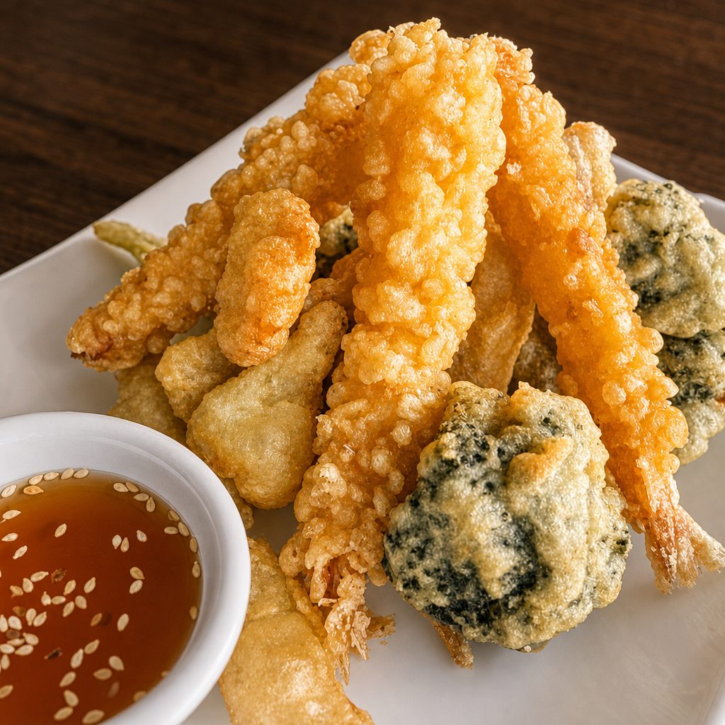 Shrimp and Veggie Tempura.